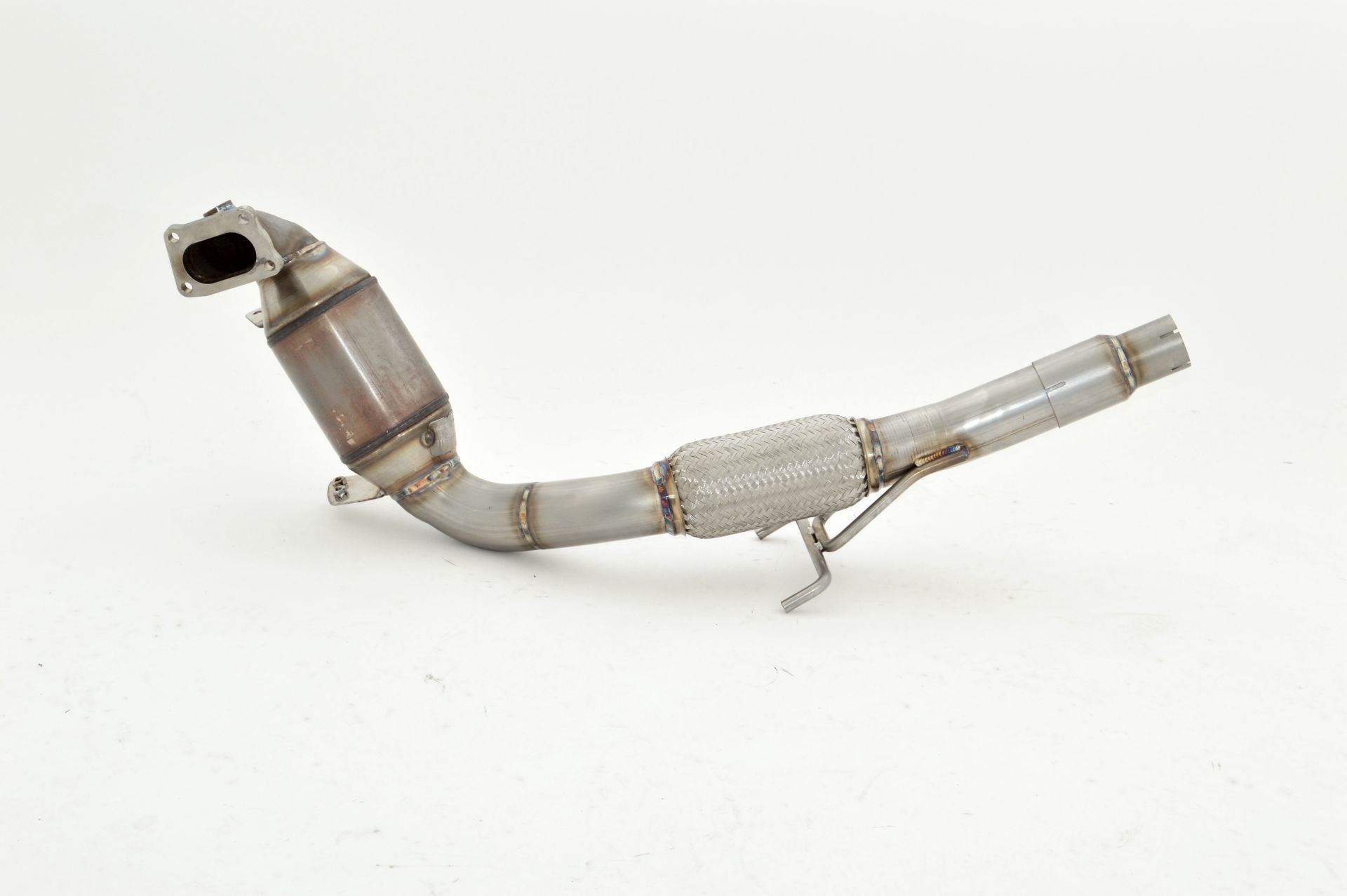 Friedrich Motorsport 63.5mm Downpipe mit 200 Zellen Sportkat für Hyundai i20 Kia