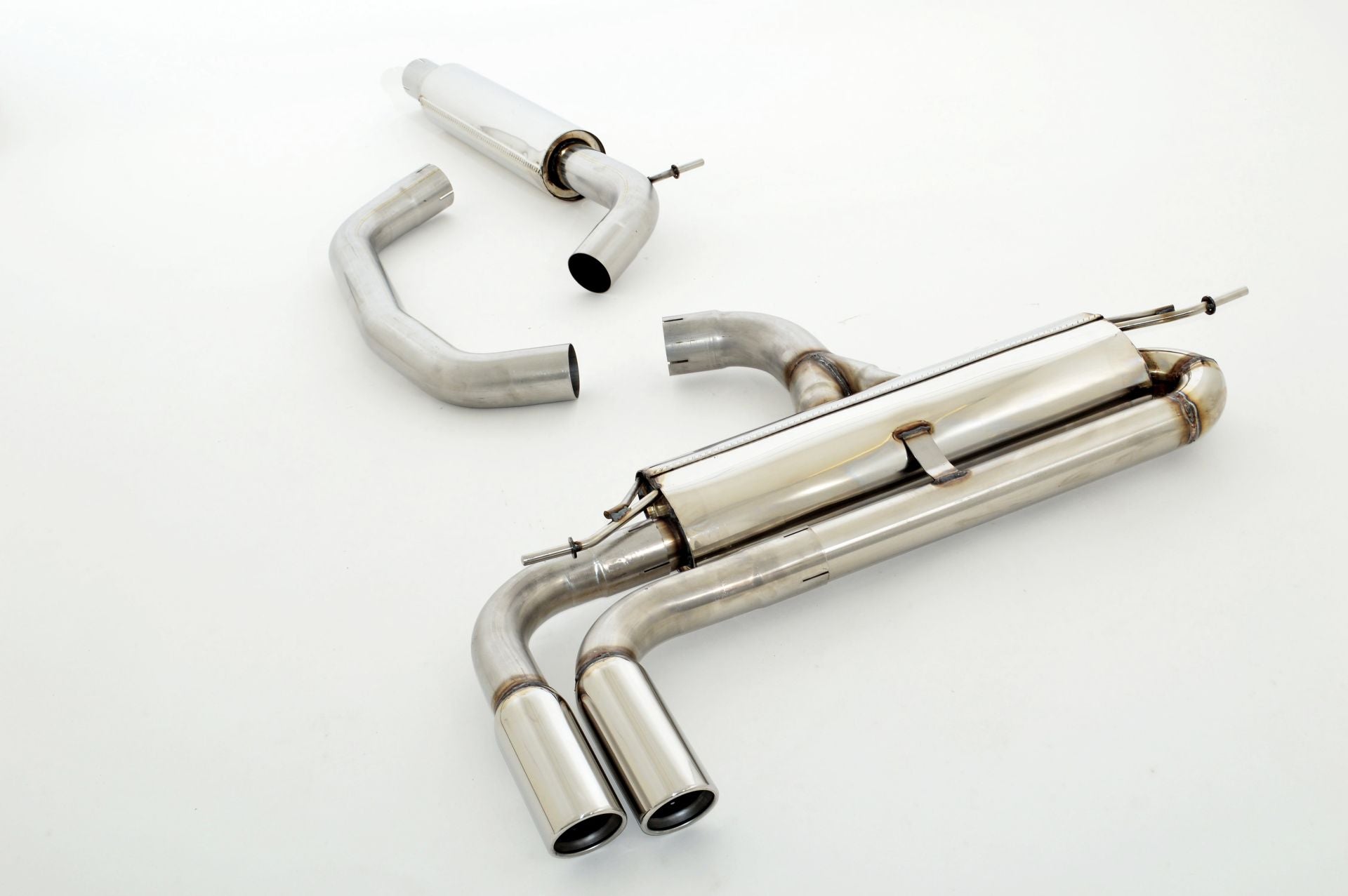 Friedrich Motorsport 76mm Auspuff Sportauspuff Anlage für Audi A3 8V Sportback