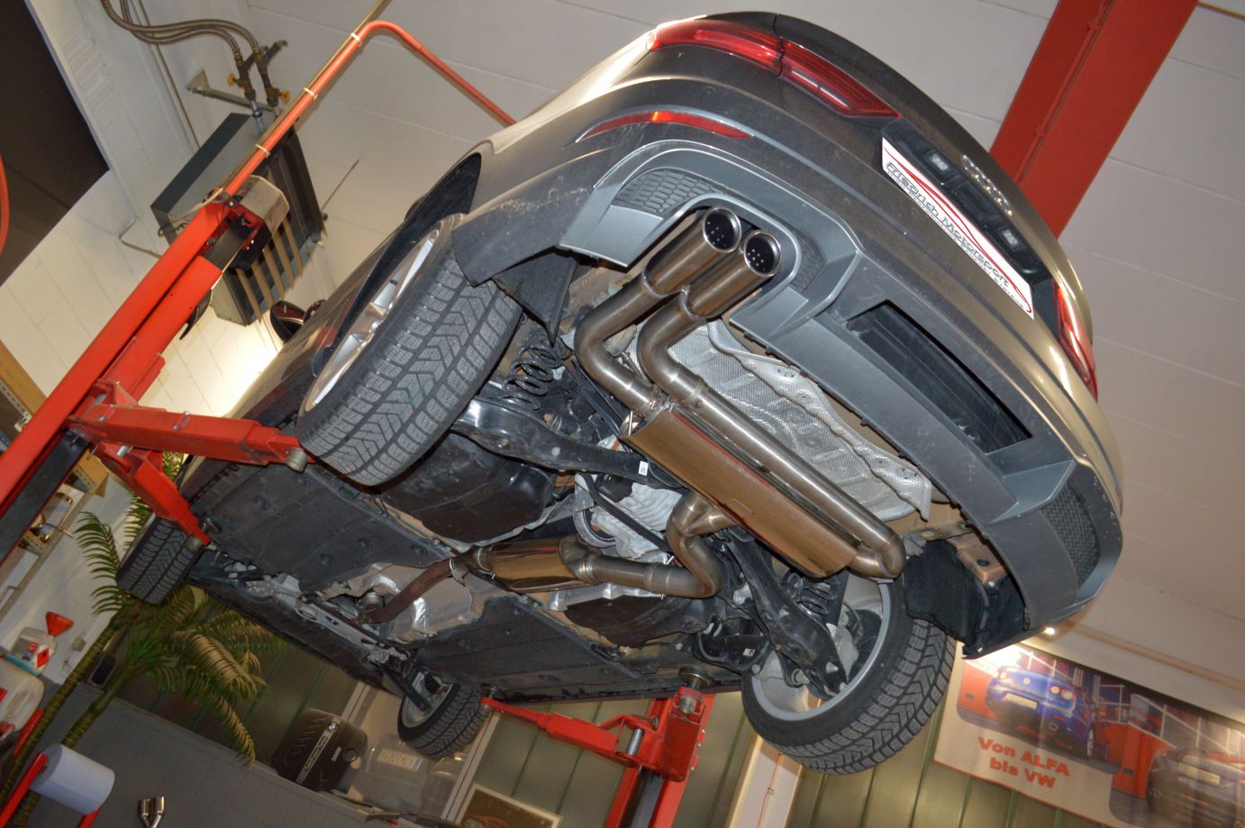 Friedrich Motorsport 3 Zoll 76mm Sportauspuff Auspuff Anlage für Audi A3 8V Limo