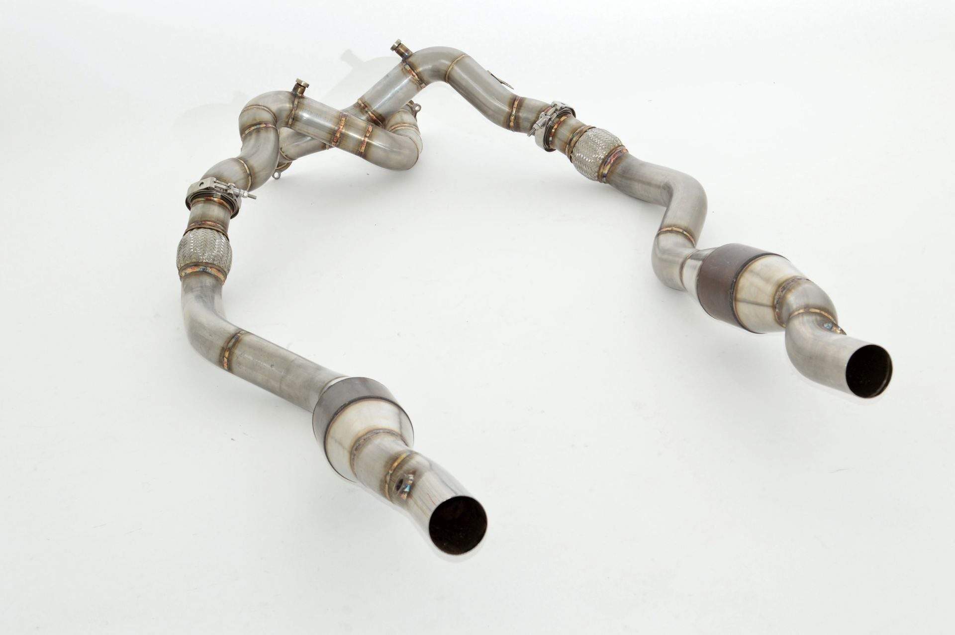 Friedrich Motorsport 76mm Downpipe mit Sport-Kat für Audi RS6 Avant 4G 4.0