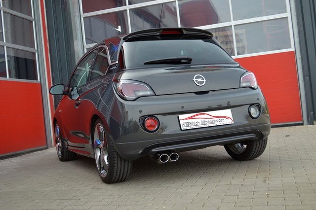 Friedrich Motorsport Gruppe A Auspuff Sportauspuff Anlage für Opel Adam Bj. 12-
