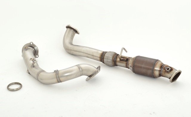 Friedrich Motorsport 76mm Downpipe + 200 Zellen Sport-Kat für Opel Insignia OPC