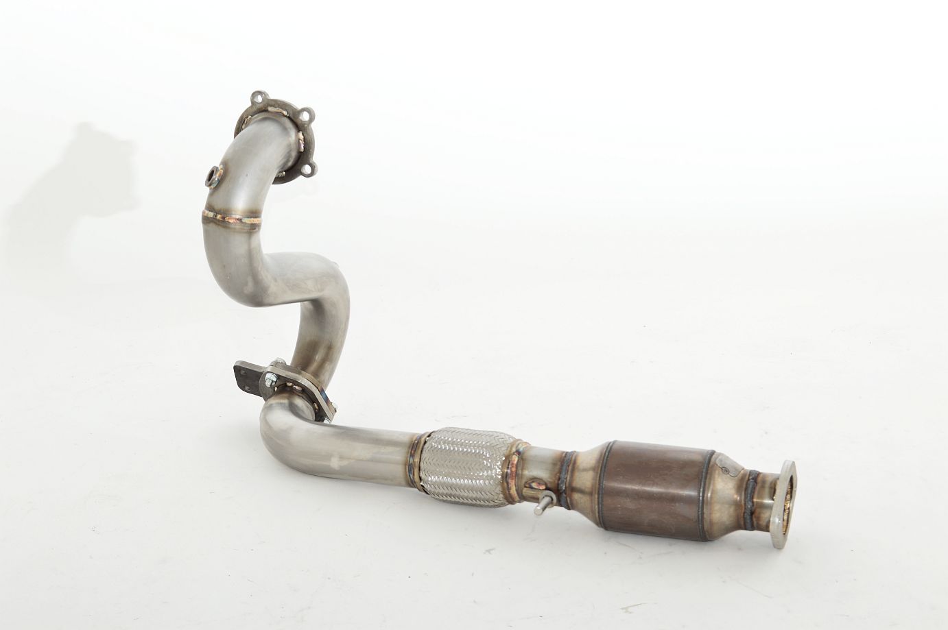 Friedrich Motorsport 76mm Downpipe 200 Zellen Kat für Opel Astra J GTC OPC