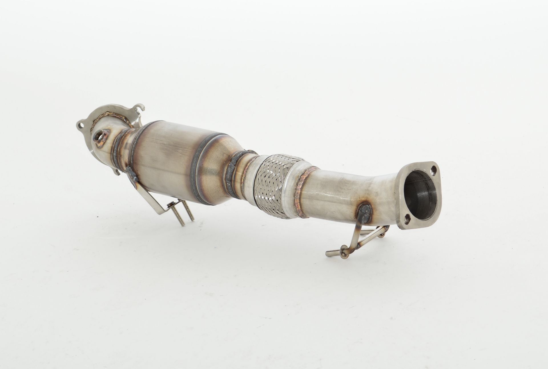 Friedrich Motorsport 76mm Downpipe + 200 Zellen HJS Sport-Kat für Ford Focus III