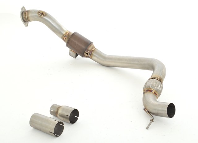 Friedrich Motorsport 76mm Downpipe + 200 Zellen Sport-Kat für Ford Mustang