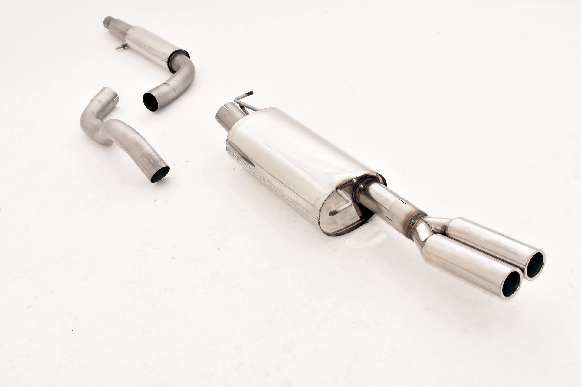 Friedrich Motorsport 3 Zoll 76mm Sportauspuff Anlage für VW Bora 1.8 Turbo