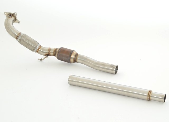 Friedrich Motorsport 76mm Downpipe 200 Zellen SportKat für VW Scirocco 3 08-