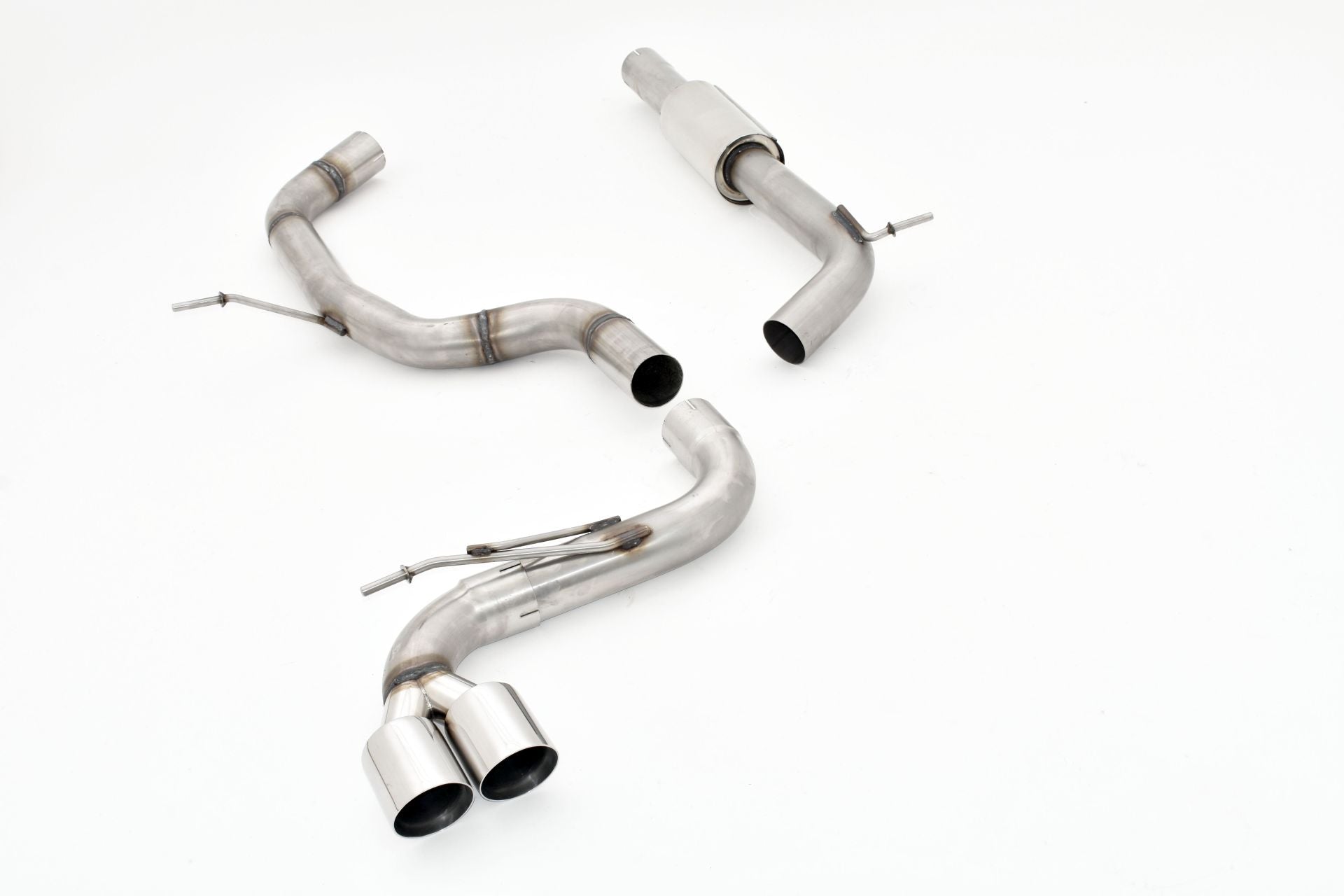 Friedrich Motorsport 76mm Auspuff Sportauspuff Anlage für VW Golf 7 GTD 2.0l TDI