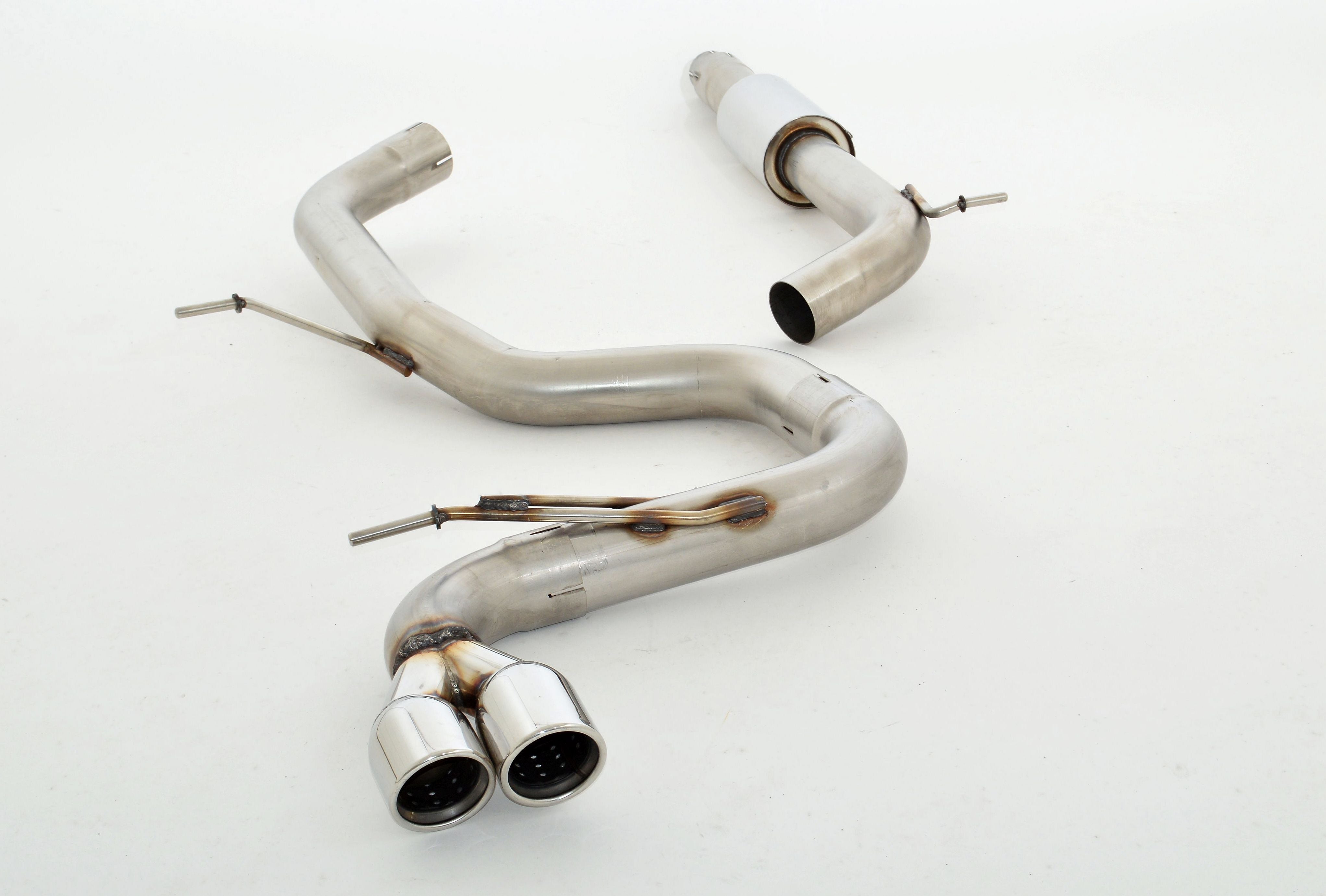 Friedrich Motorsport 76mm Auspuff Sportauspuff Anlage für Seat Leon 5F inkl. FR