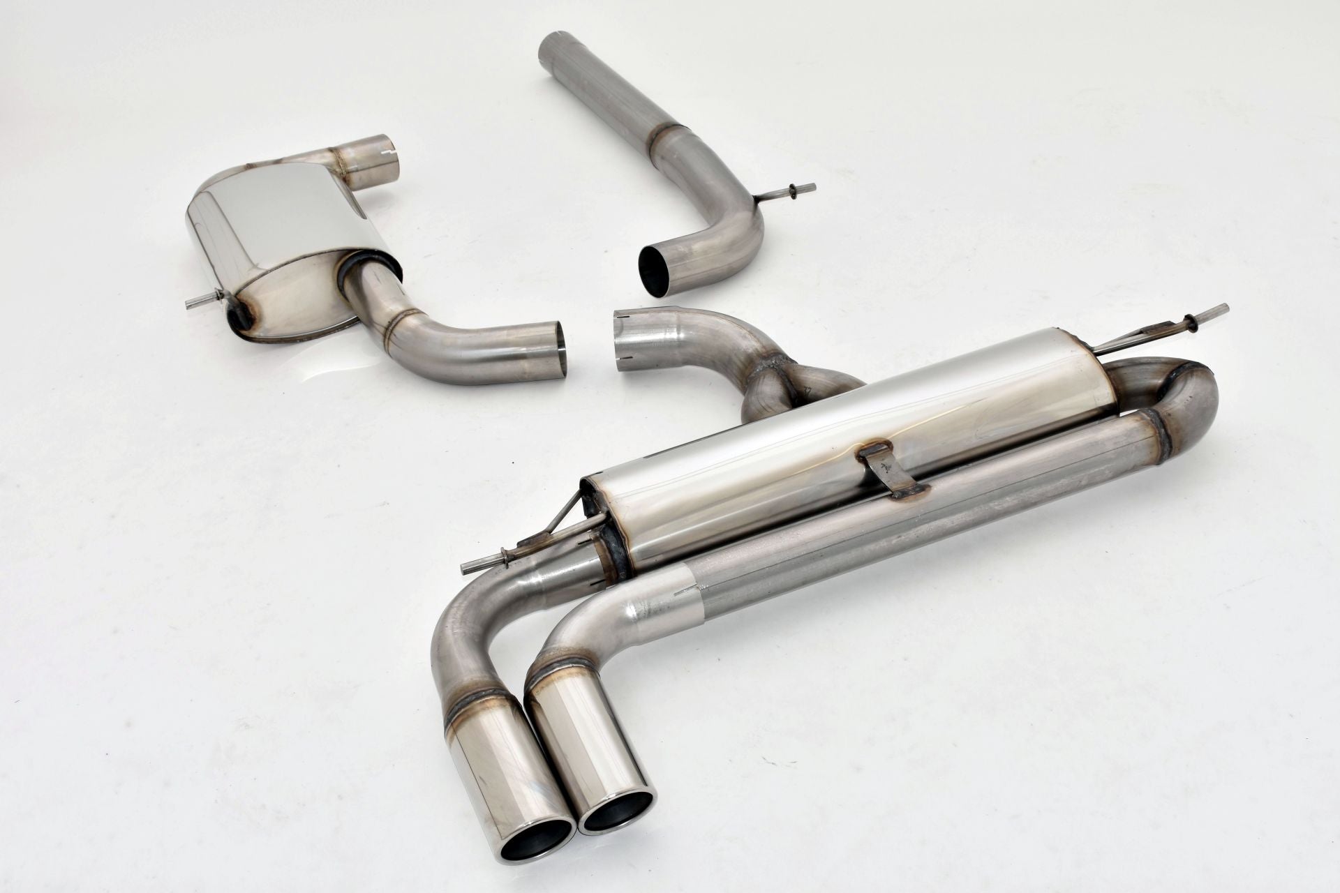 Friedrich Motorsport 76mm Anlage Sportauspuff für Seat Leon 5F inkl. FR SC 2.0l