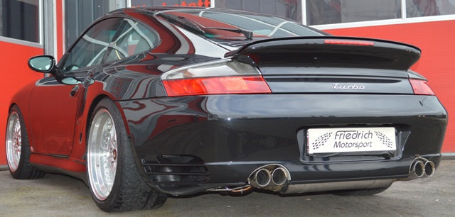 Friedrich Motorsport Duplex Auspuff Sportauspuff Anlage +KAT für Porsche 911 Typ