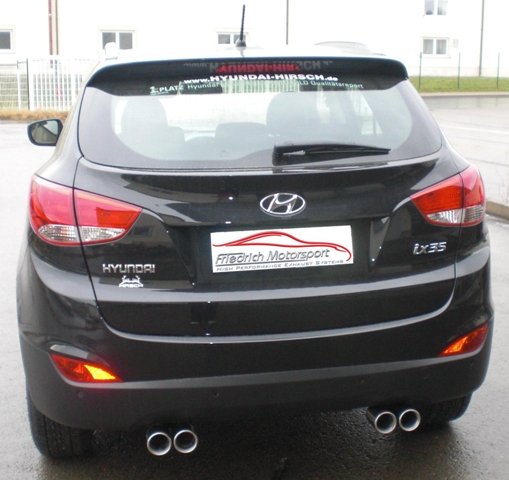 Friedrich Motorsport Duplex Auspuff Sportauspuff für Hyundai ix35 Frontantrieb