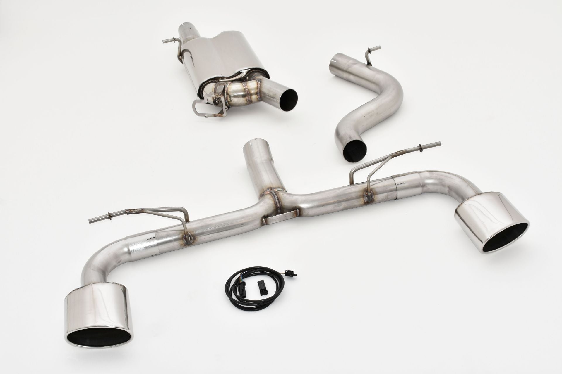 Friedrich Motorsport 76mm Duplexanlage Sportauspuff Klappensteuer. für Audi TTS
