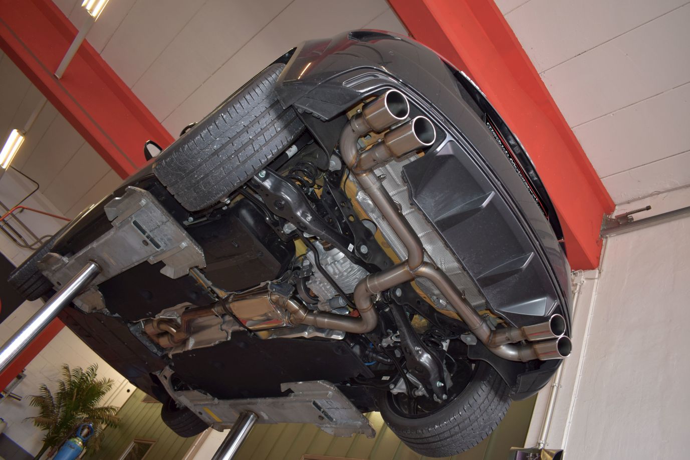 Friedrich Motorsport 76mm Duplexanlage Sportauspuff Klappensteuer. für Audi TTS