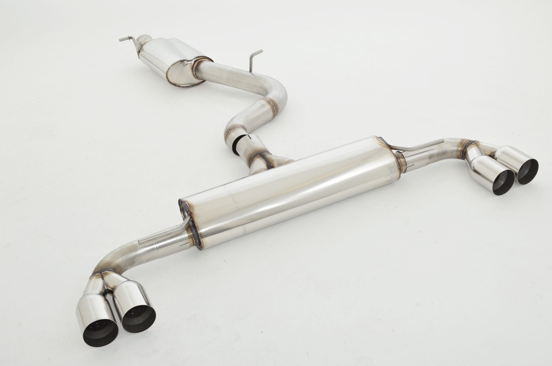 Friedrich Motorsport 76mm Duplex Auspuff Sportauspuff Anlage für Audi TTS 8J