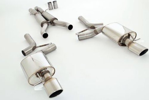 Friedrich Motorsport 76mm Duplex Auspuff Sportauspuff Anlage für Audi RS6 4F