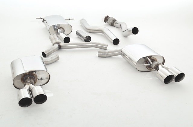 Friedrich Motorsport 76mm Duplex Sportauspuff Anlage für Audi A5 B8 Sportback