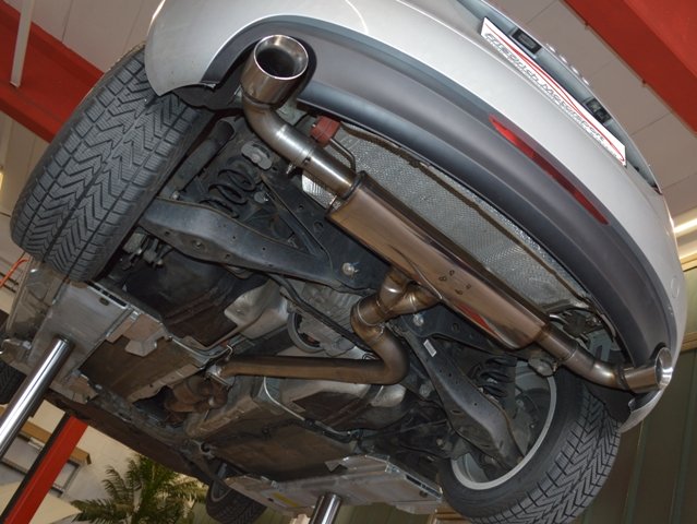 Friedrich Motorsport 3 Zoll Duplex Sportauspuff für Audi TT 8J Quattro ab 2006