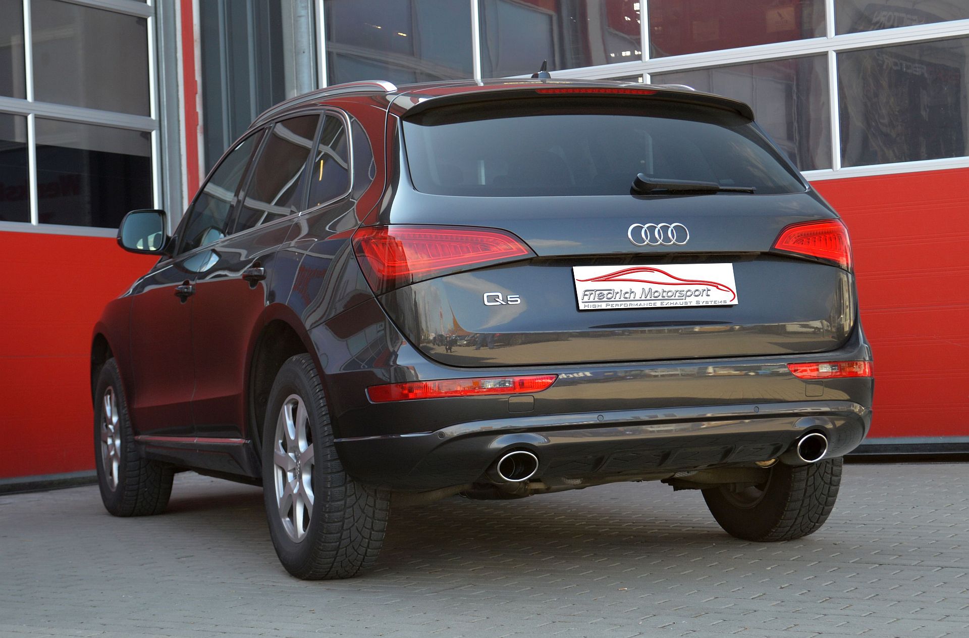 Friedrich Motorsport Duplex Auspuff Sportauspuff für Audi Q5 8R Quattro ab 2008