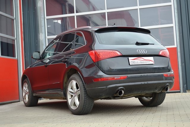 Friedrich Motorsport 76mm Duplex Sportauspuff Anlage für Audi Q5 8R Quattro 3.0