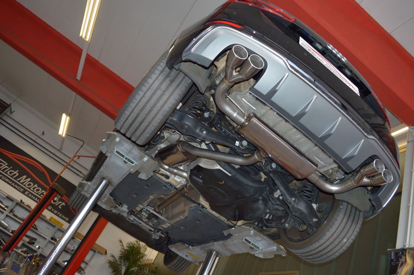 Friedrich Motorsport Gruppe A Duplex Sportauspuff Anlage für Audi A3 8V 3-Türer