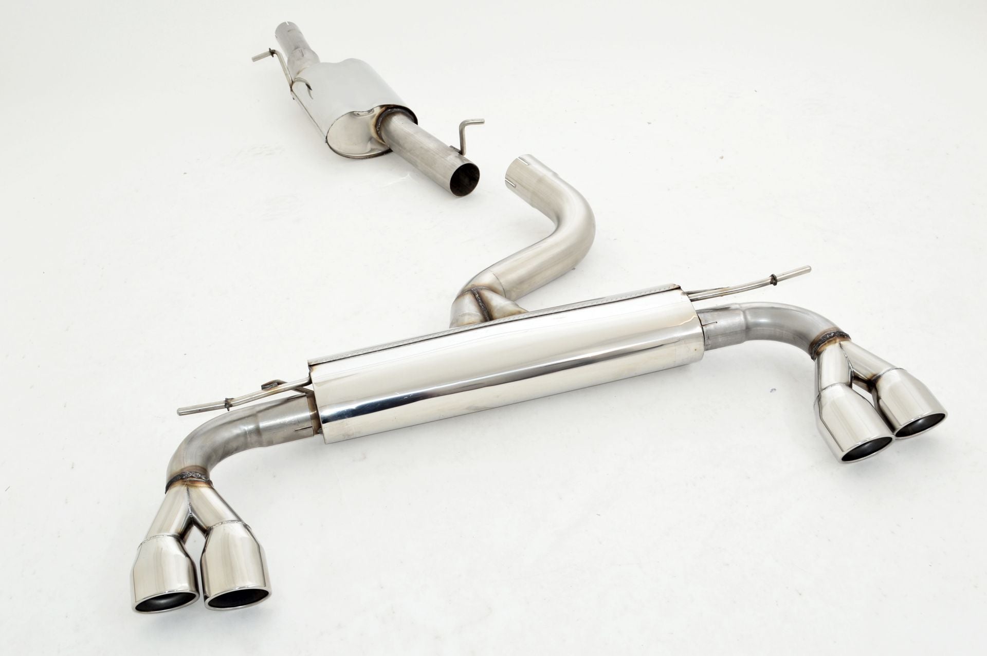 Friedrich Motorsport 76mm Duplex Auspuff Sportauspuff Anlage für Audi A3 8V