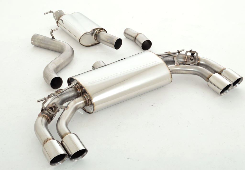 Friedrich Motorsport 76mm Duplex Auspuff Sportauspuff Anlage für Audi S3 8V Qua.