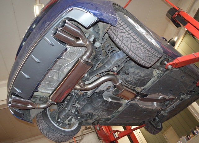 Friedrich Motorsport 76mm Sportauspuff für Audi A3 8V Sportback 1.8l TFSI 132kW