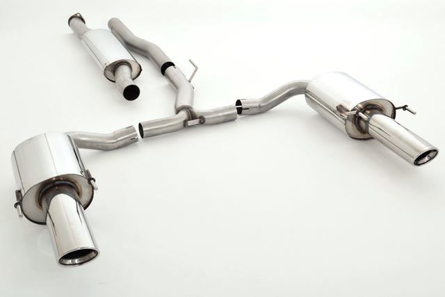 Friedrich Motorsport 76mm Duplex Sportauspuff Anlage für Opel Insignia Sports