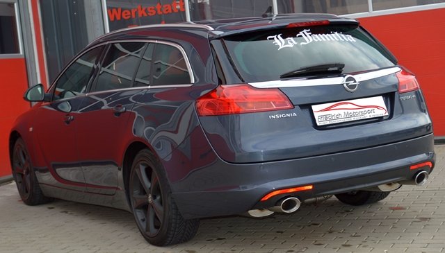 Friedrich Motorsport 76mm Duplex Sportauspuff Anlage für Opel Insignia Sports