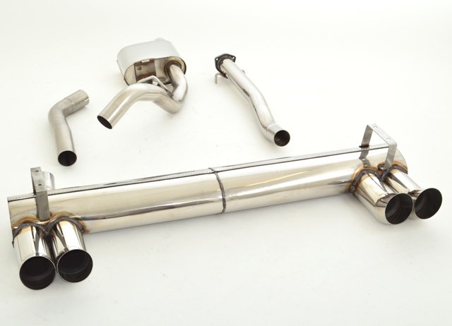 Friedrich Motorsport Gruppe A Duplex Sportauspuff Anlage für Opel Calibra 2.0l