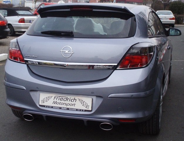 Friedrich Motorsport Gruppe A Duplex Sportauspuff Anlage für Opel Astra H GTC