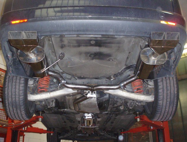 Friedrich Motorsport Gruppe A Duplex Sportauspuff Anlage für Opel Vectra C ab 03