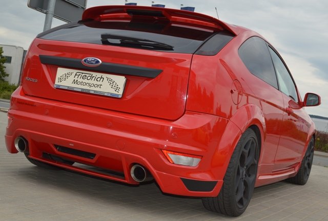 Friedrich Motorsport 3 Zoll Duplex Sportauspuff Anlage für Ford Focus 2 DA3 ST