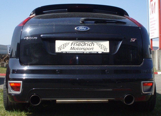 Friedrich Motorsport 3 Zoll Duplex Sportauspuff Anlage für Ford Focus 2 DA3 ST