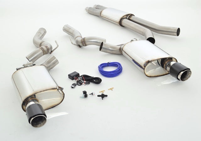 Friedrich Motorsport 76mm Duplex Sportauspuff Auspuff Anlage für Ford Mustang