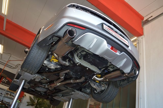 Friedrich Motorsport 76mm Duplex Sportauspuff Auspuff Anlage für Ford Mustang