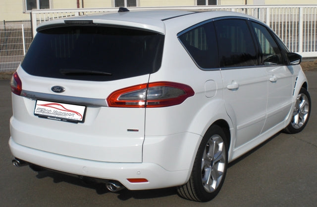 Friedrich Motorsport 70mm Duplex Sportauspuff Anlage für Ford S-Max 2008-05/2010