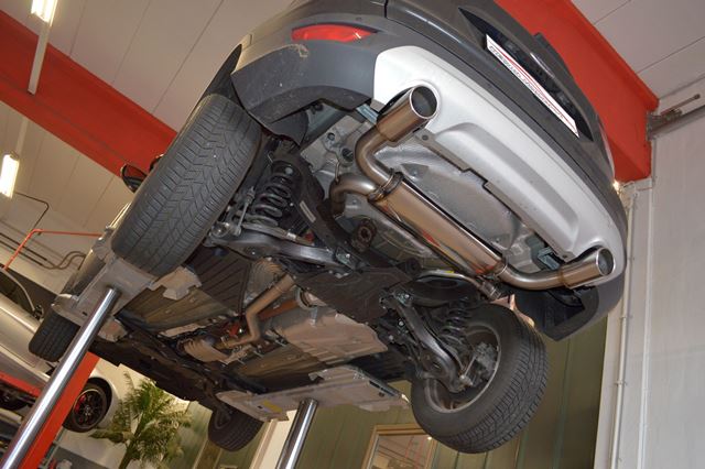 Friedrich Motorsport 70mm Auspuff Sportauspuff für Ford Kuga 2 ab 13 Allrad 2.0