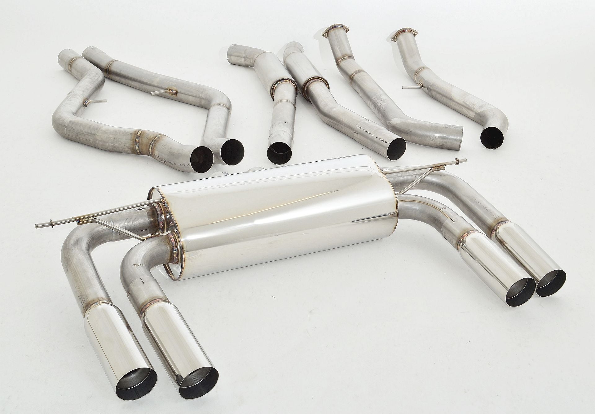 Friedrich Motorsport 3 Zoll 76mm Duplexanlage Sportauspuff für BMW X6 M 4.4l V8