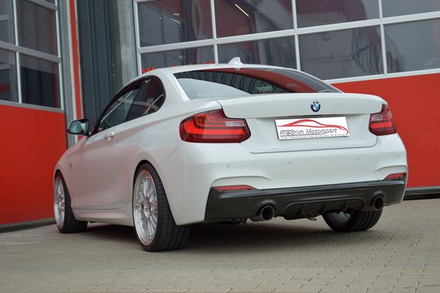 Friedrich Motorsport 76mm Duplex Sportauspuff Auspuff Anlage für BMW 2er F22/F23