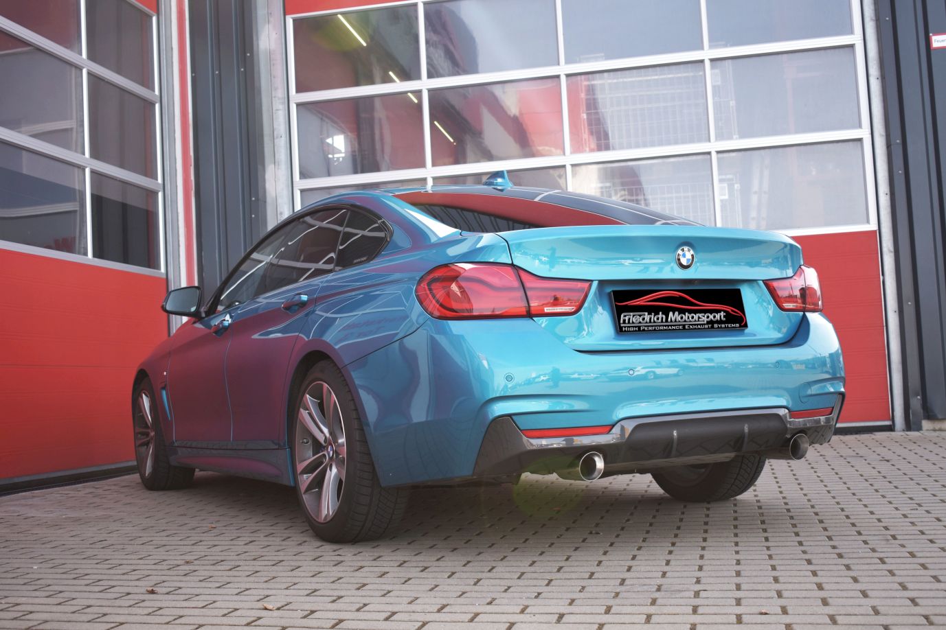 Friedrich Motorsport 76mm Duplex-Anlage Sportauspuff für BMW 3er BMW 4er F32 F33