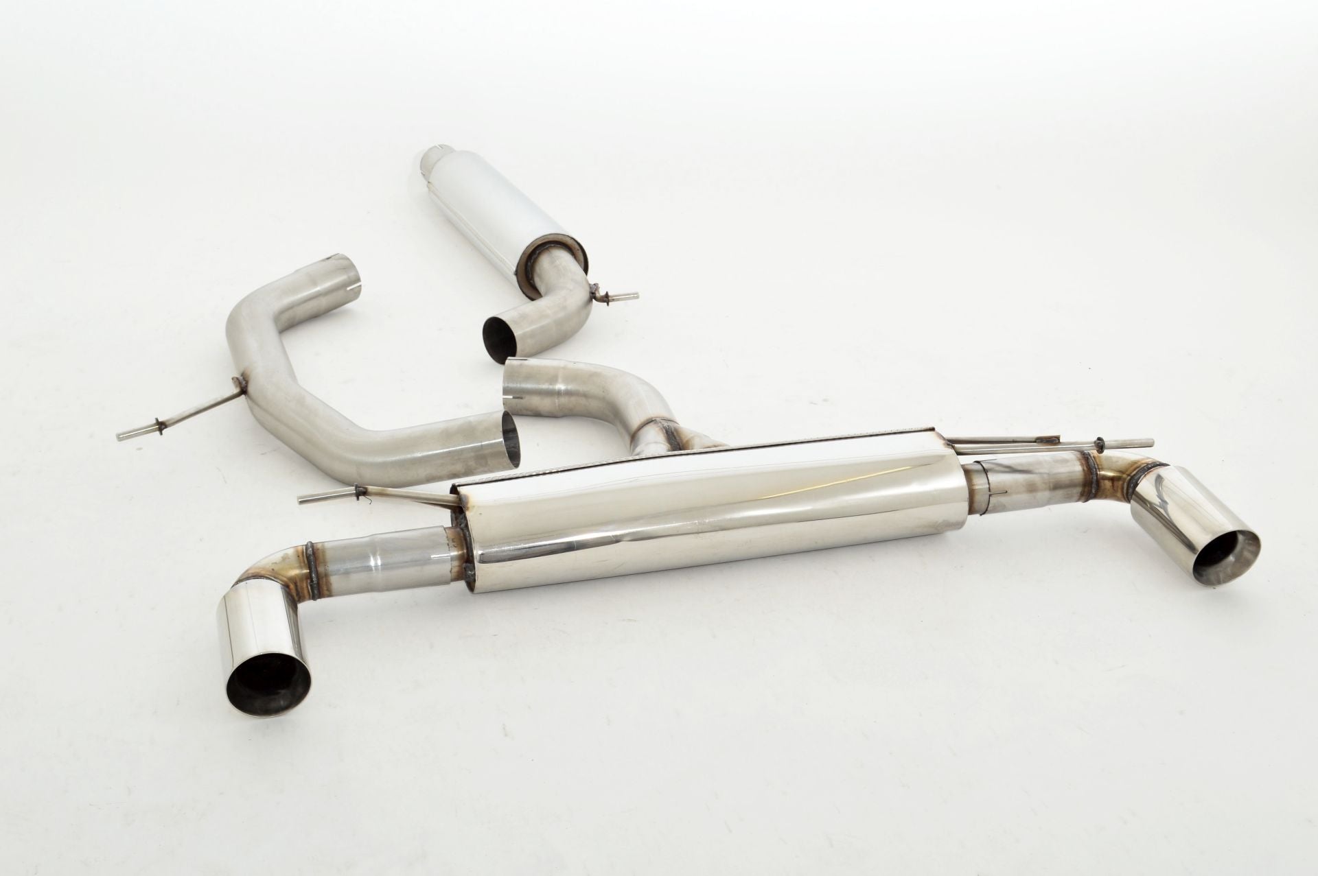 Friedrich Motorsport 76mm Duplex Auspuff Sportauspuff Anlage für VW Beetle 5C