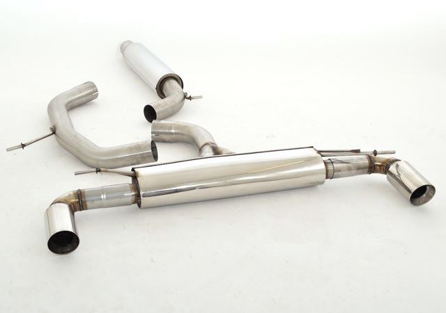 Friedrich Motorsport 76mm Duplex Auspuff Sportauspuff Anlage für VW Beetle 5C