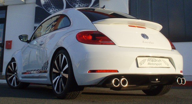 Friedrich Motorsport 76mm Duplex Auspuff Sportauspuff Anlage für VW Beetle 5C