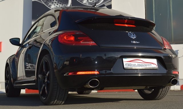 Friedrich Motorsport 76mm Duplex Auspuff Sportauspuff Anlage für VW Beetle 5C