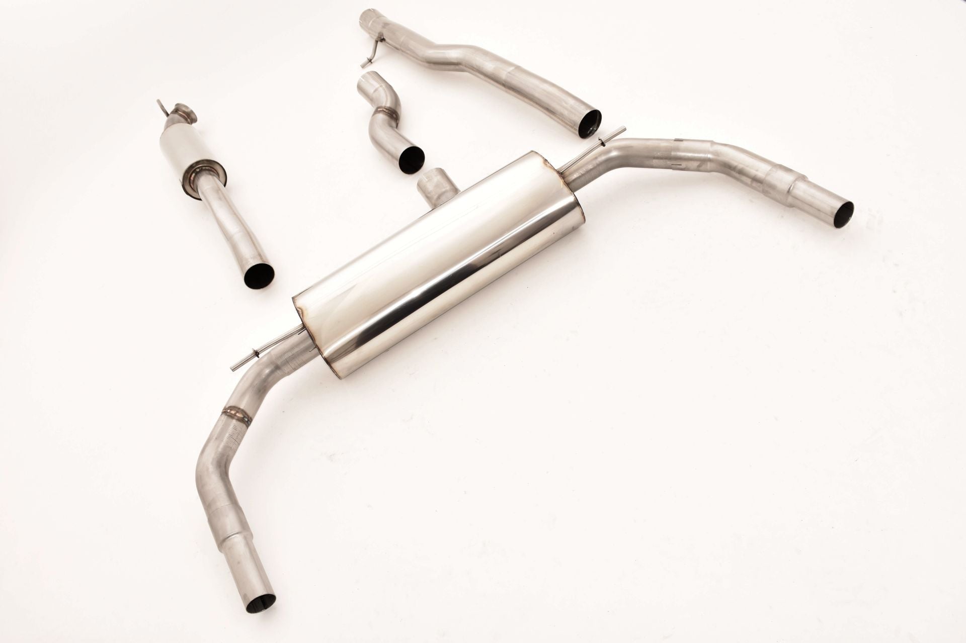 Friedrich Motorsport 76mm Duplex Sportauspuff Anlage für Mercedes C117 CLA Coupe