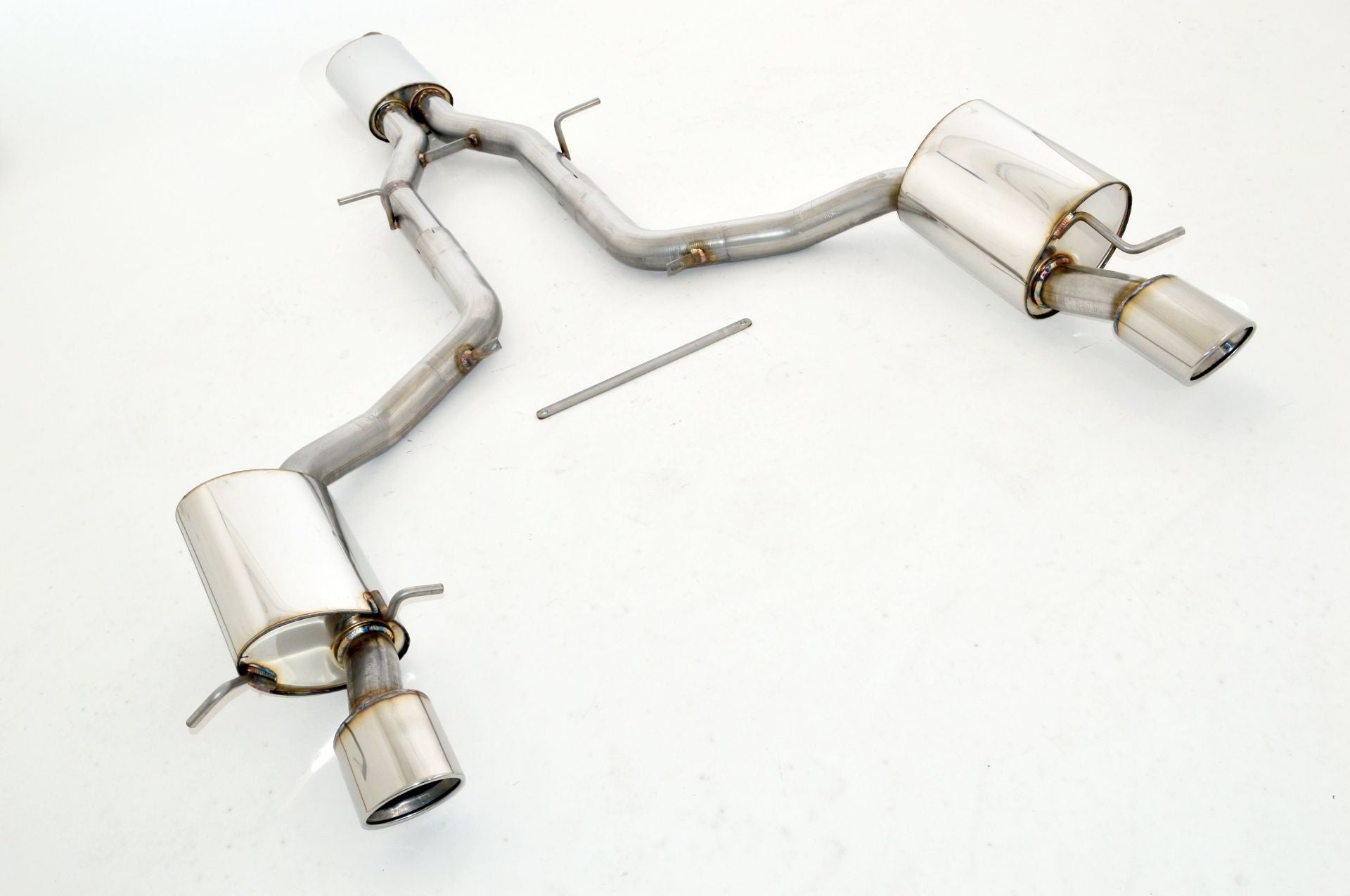 Friedrich Motorsport Gruppe A Duplex Sportauspuff Anlage für Mercedes C/S/W204