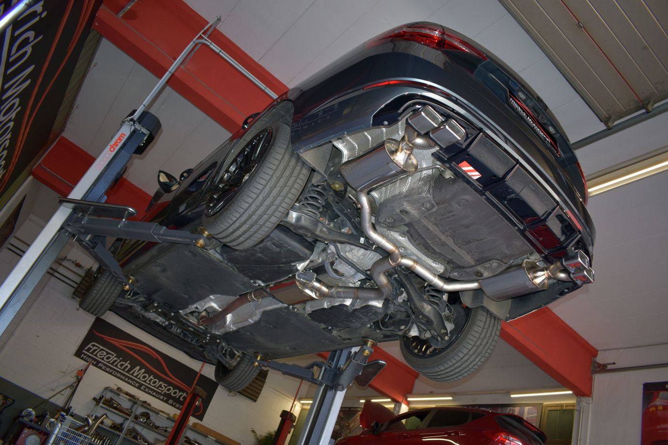 Friedrich Motorsport 76mm Duplex Sportauspuff Klappensteuerung für Skoda Superb