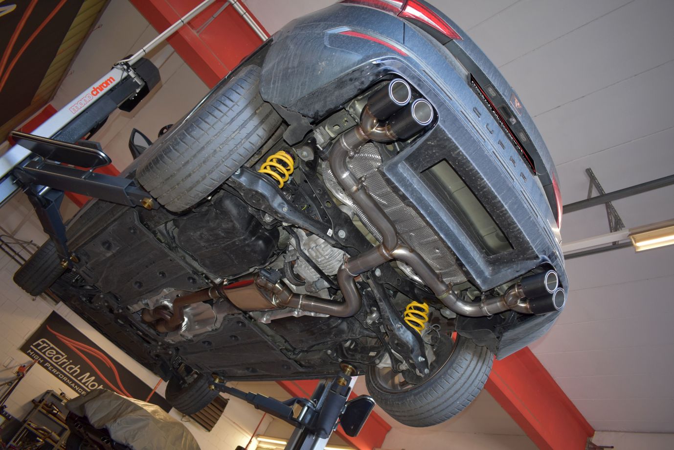 Friedrich Motorsport 76mm Duplex Sportauspuff Klappensteuerung für Seat Cupra